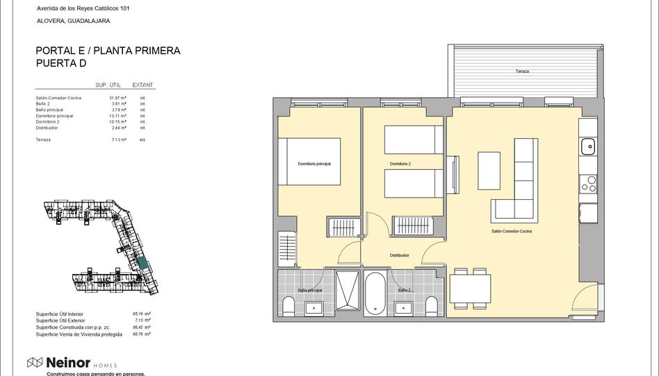 Photo 1 of Flat for sale in   Avenida Camino las Fuentes, Alovera, Guadalajara