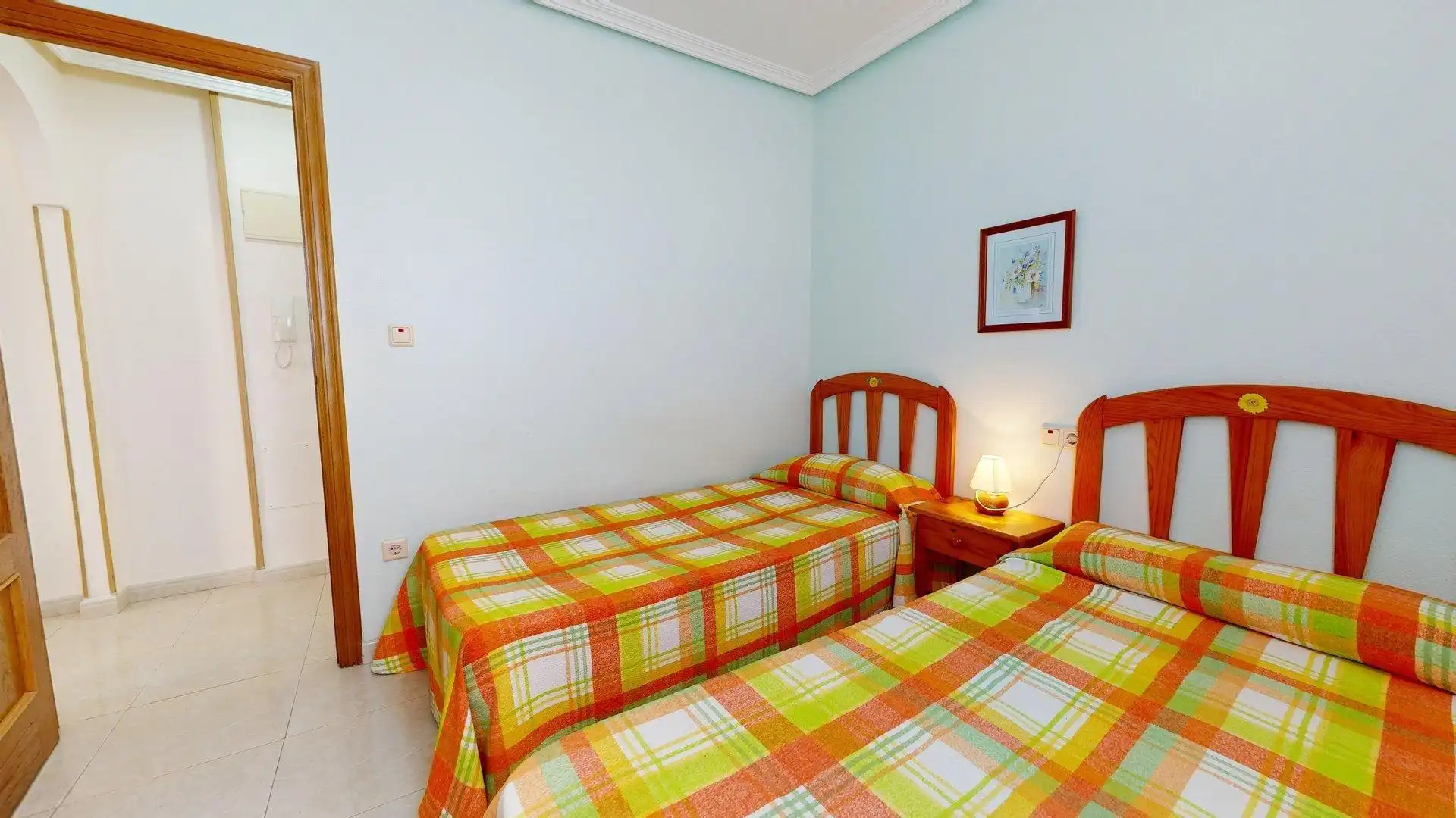 Schlafzimmer von Wohnungen zum Verkauf in Elche / Elx mit Klimaanlage, Terrasse und Möbliert