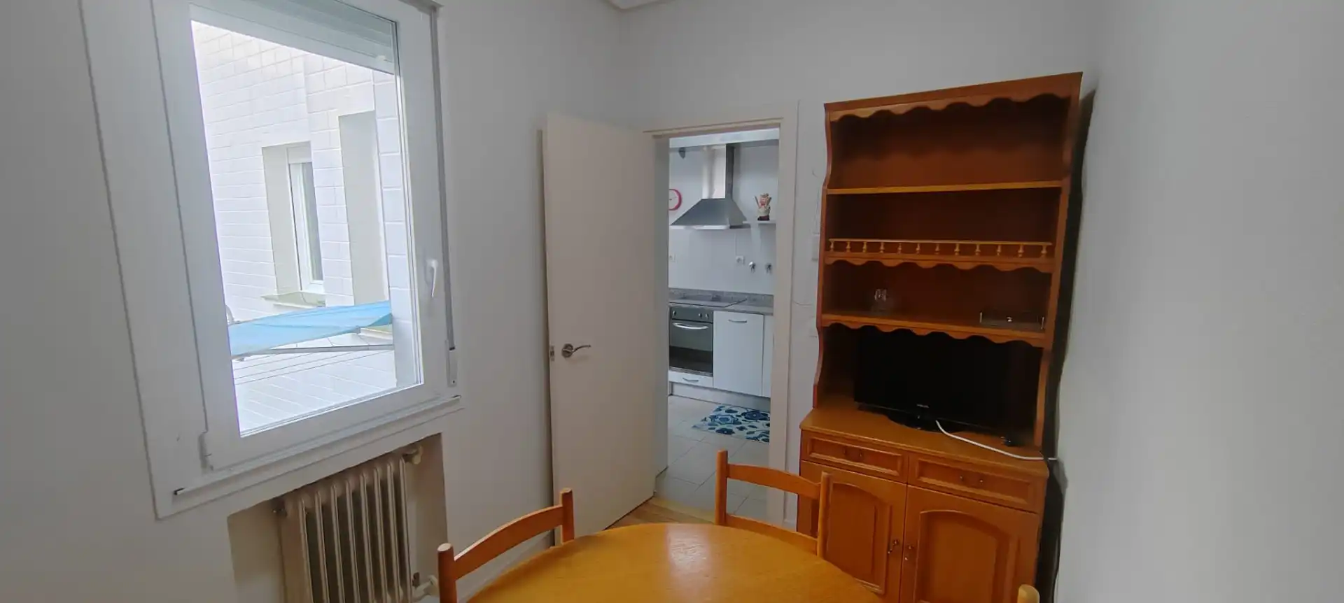 Küche von Wohnung zur Miete in Bilbao  mit Heizung, Parkett und Terrasse