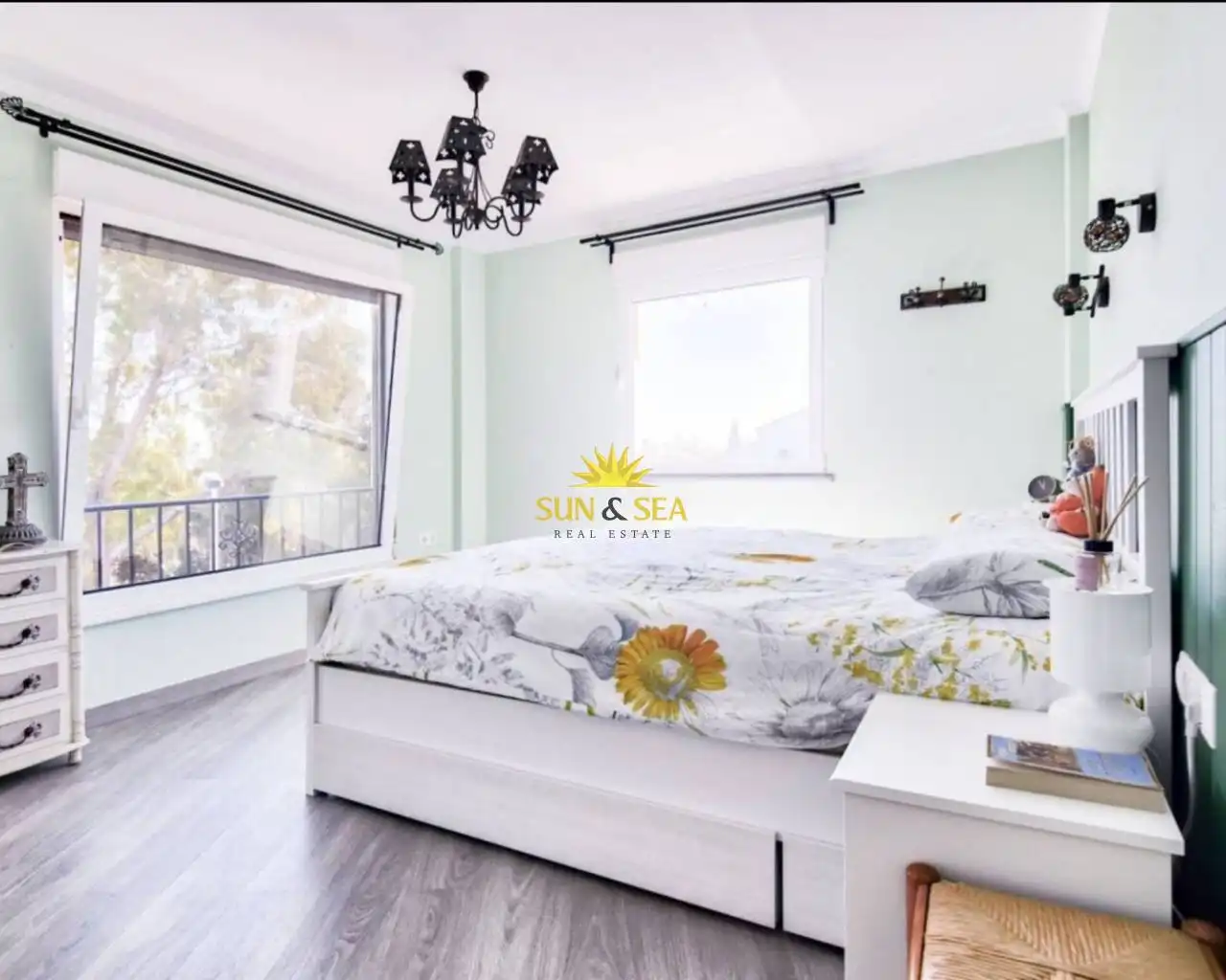 Bedroom of Houses for rent in Santa Pola  with Air Conditioner, Heating and Terrace