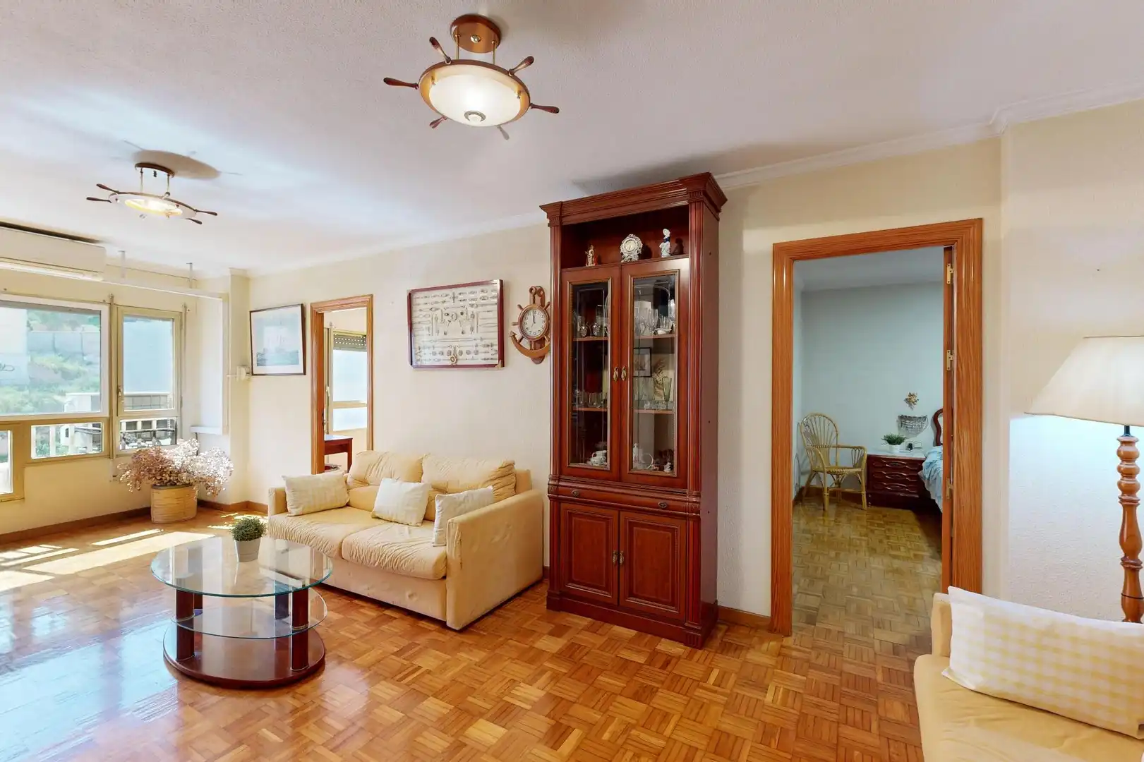 Sala de estar de Piso en venta en Cartagena con Aire acondicionado, Parquet y Amueblado