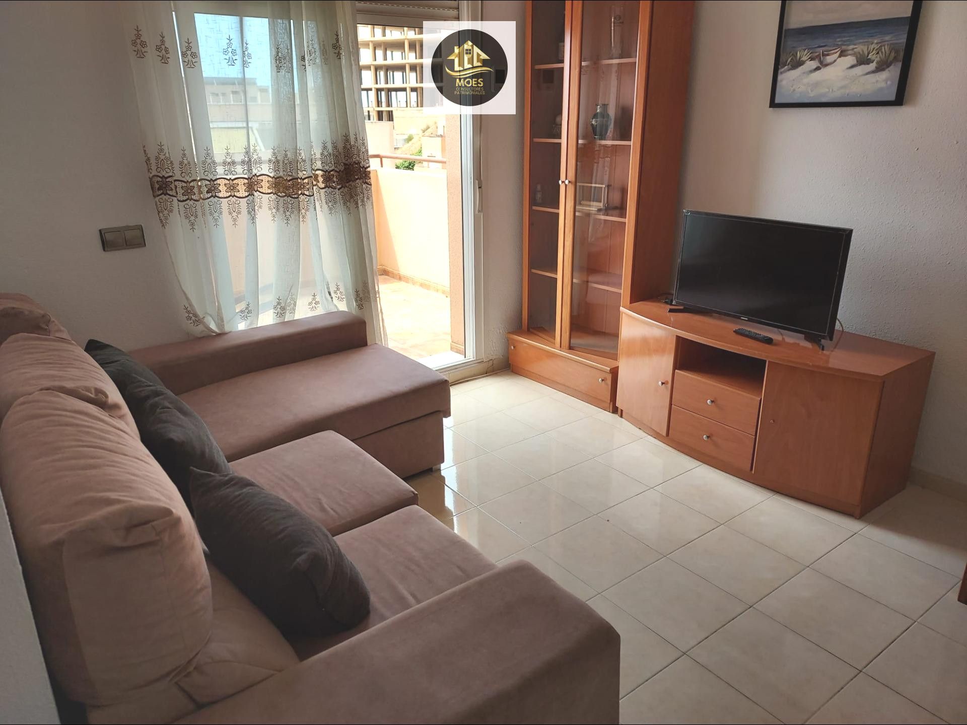 Sala d'estar de Apartament en venda en Vícar amb Terrassa i Traster