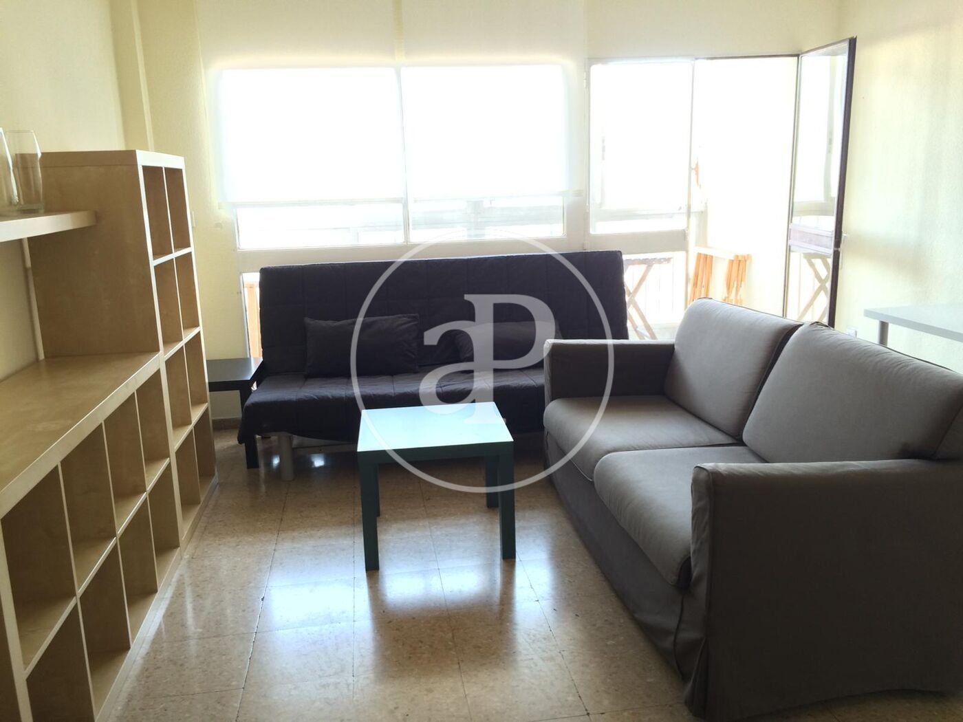 Living room of Flat for sale in  Valencia Capital  with Heating, Terrace and Balcony