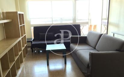 Living room of Flat for sale in  Valencia Capital  with Heating, Terrace and Balcony