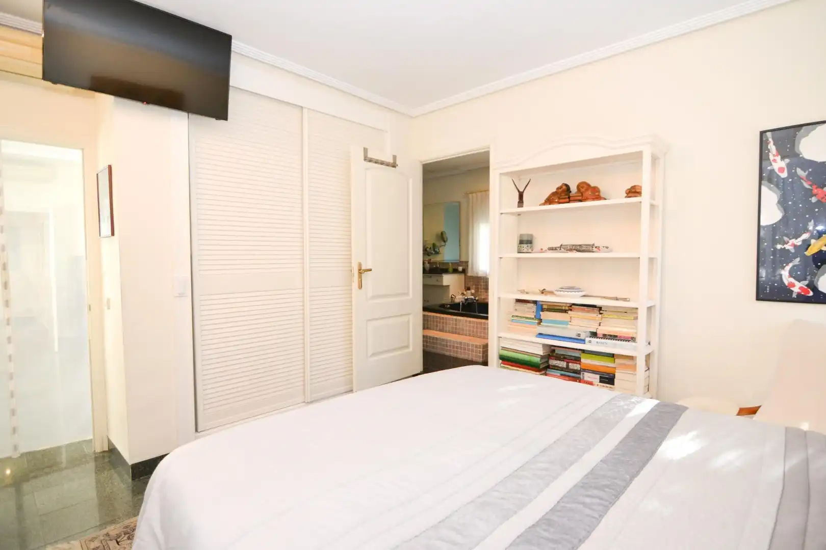 Bedroom of Houses for sale in Villanueva de la Cañada  with Air Conditioner, Private garden and Terrace