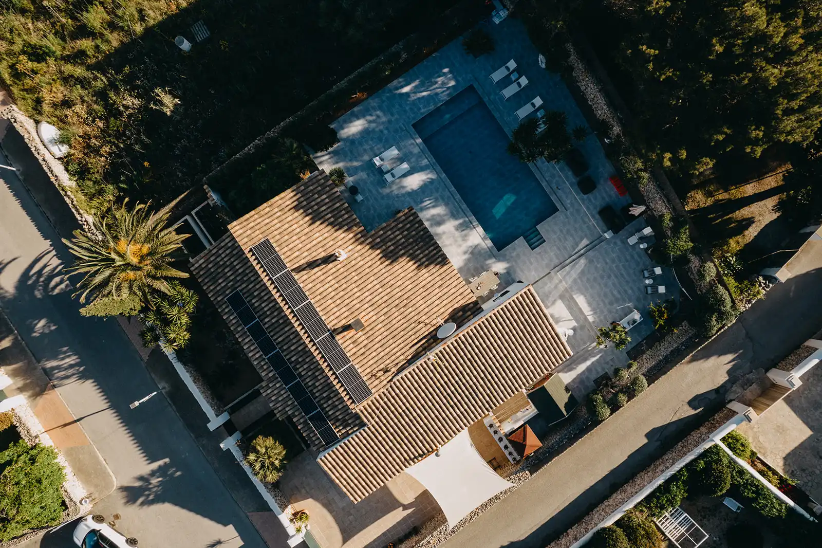 Vista exterior de Casa o xalet en venda en Es Castell amb Aire condicionat, Jardí privat i Terrassa