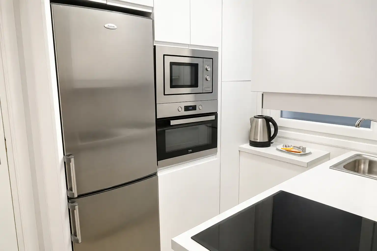 Küche von Wohnung zur Miete in Santander mit Heizung, Möbliert und Ofen