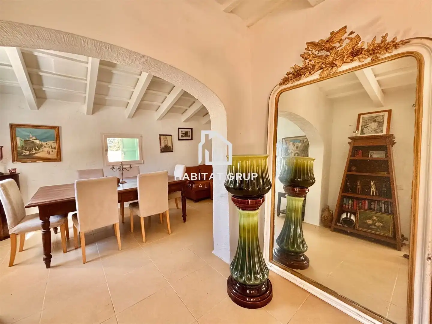 Esszimmer von Haus oder Chalet zum Verkauf in Sant Lluís mit Klimaanlage, Heizung und Privatgarten