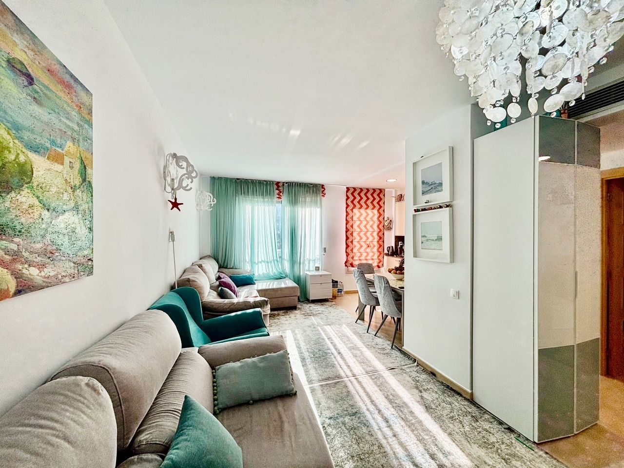Sala d'estar de Pis en venda en Lloret de Mar amb Aire condicionat, Calefacció i Moblat