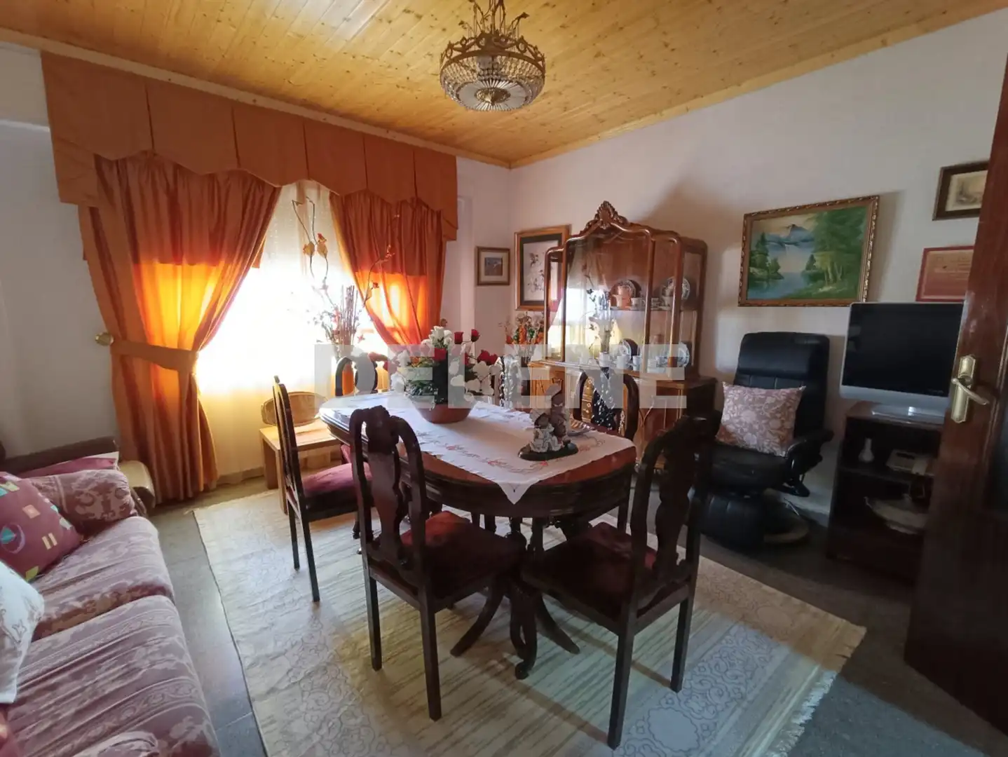Dining room of Flat for rent in Tobarra  with Air Conditioner, Parquet flooring and Terrace