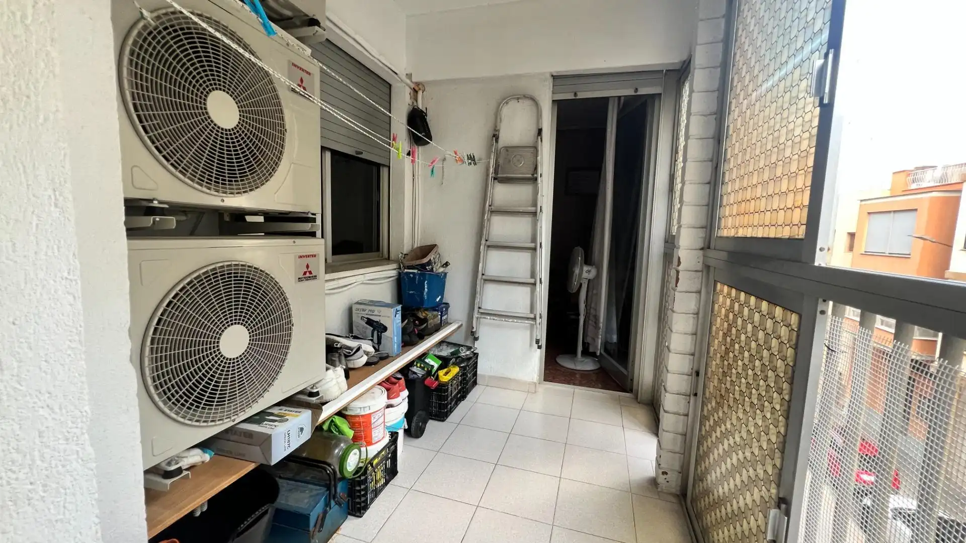 Wohnung zum Verkauf in Burriana / Borriana mit Klimaanlage, Heizung und Abstellraum