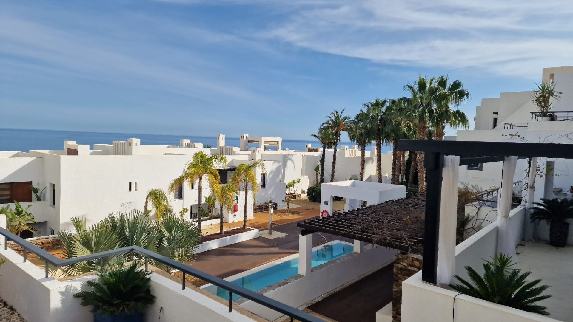 Exterior view of Apartment for sale in Mojácar  with Air Conditioner, Heating and Private garden