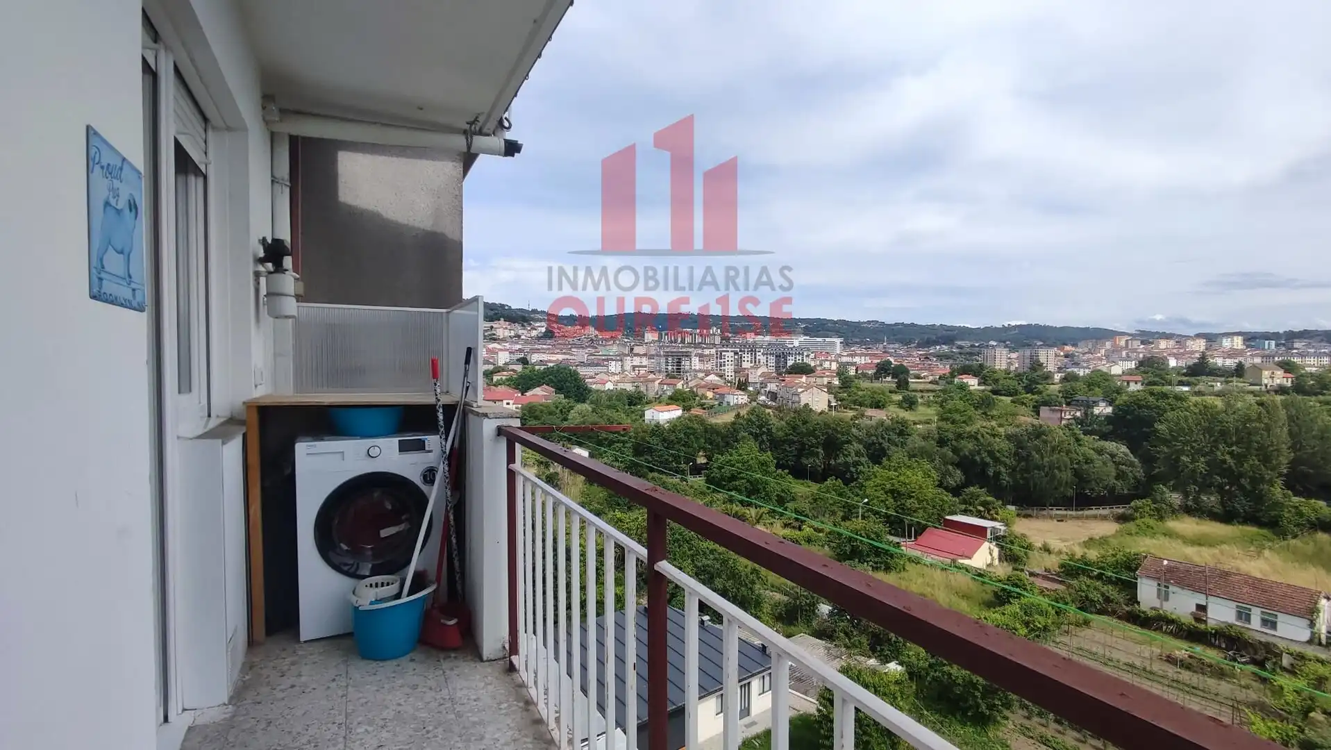Terrasse von Wohnung zur Miete in Ourense Capital  mit Heizung, Möbliert und Balkon