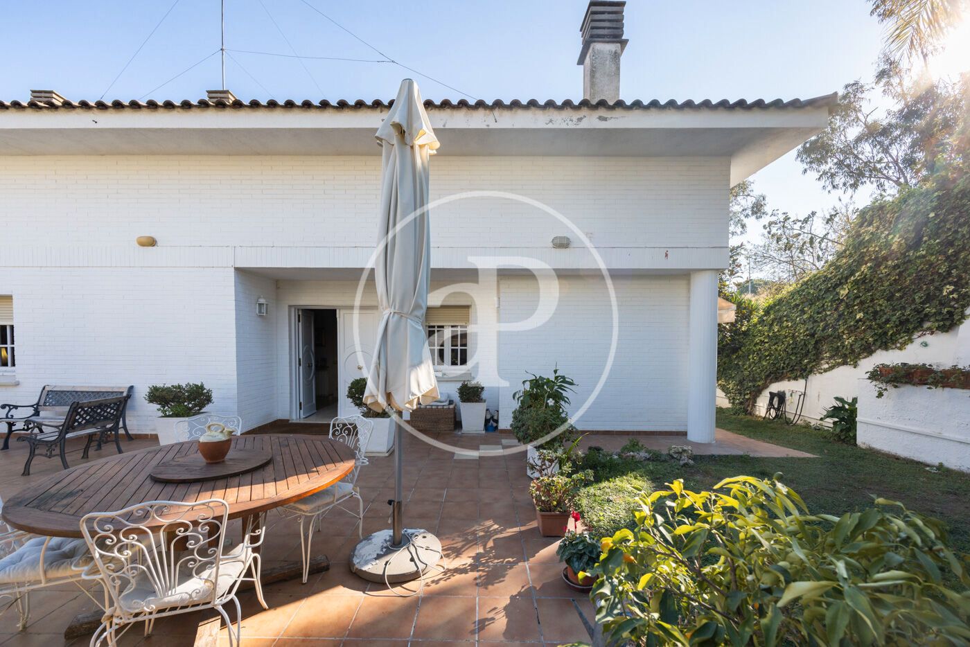 Garden of Single-family semi-detached for sale in Teià  with Heating, Private garden and Furnished