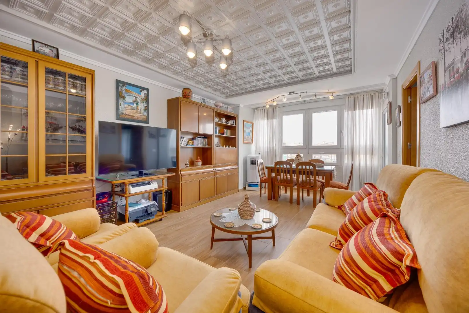 Living room of Apartments for sale in Torrevieja  with Heating, Terrace and Furnished