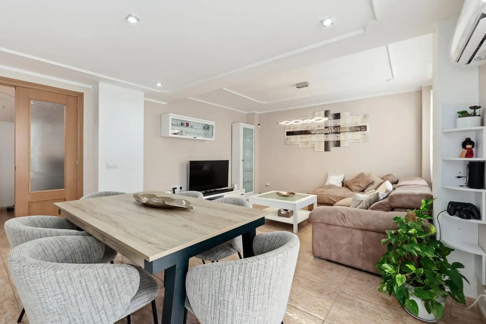 Living room of Detached homes for sale in Torrent  with Air Conditioner, Heating and Private garden