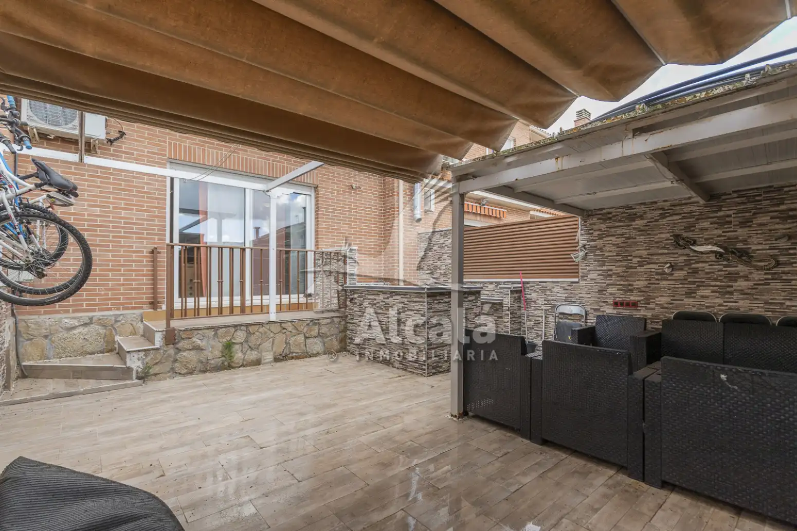 Terraza de Casa adosada en venta en Valdeavero con Aire acondicionado, Calefacción y Jardín privado