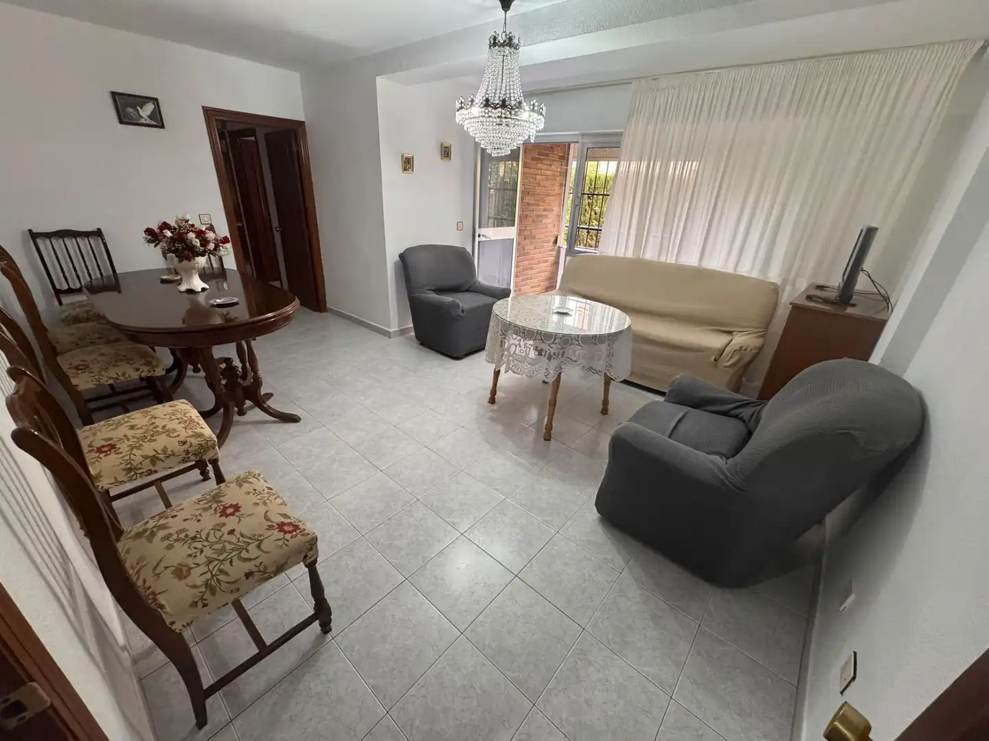 Sala d'estar de Pis de lloguer en Poniente-Sur