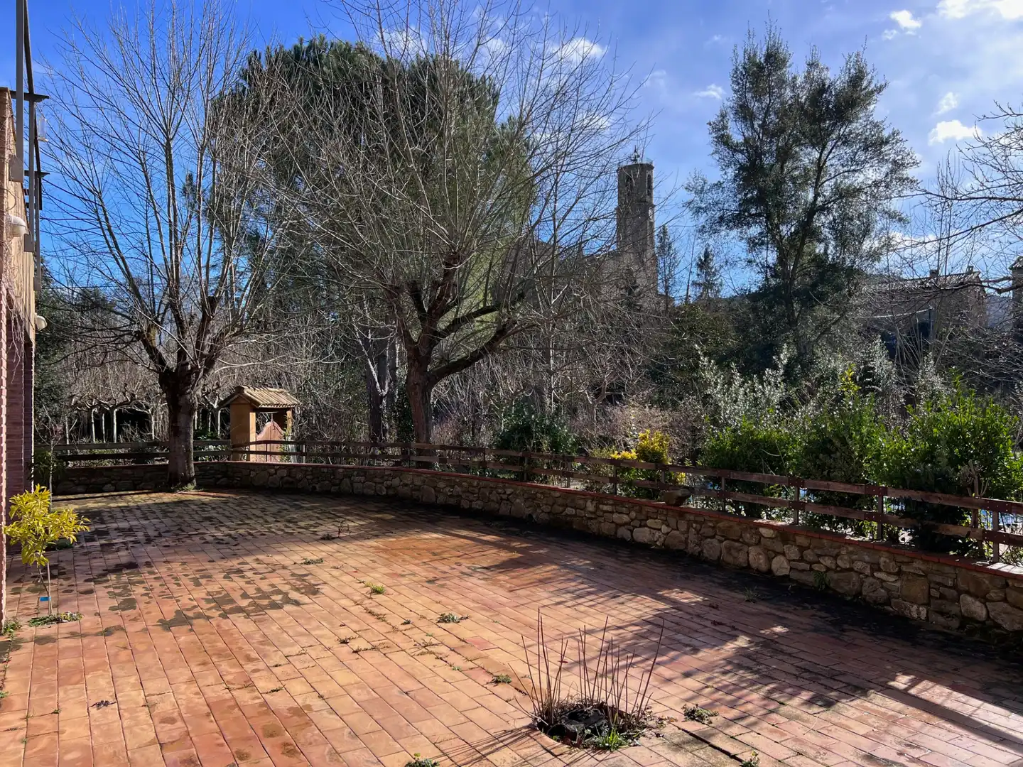 Jardí de Finca rústica en venda en Mieres (Girona) amb Aire condicionat, Jardí privat i Parquet