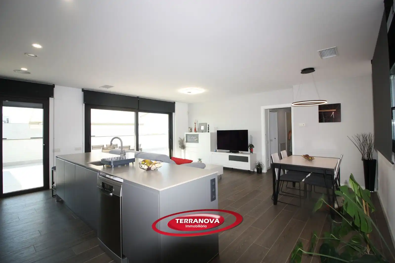 Sala d'estar de Pis en venda en L'Ametlla del Vallès amb Aire condicionat, Calefacció i Jardí privat