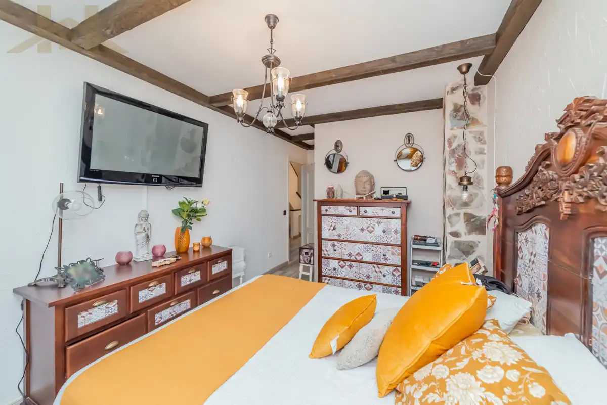 Bedroom of Detached homes for sale in San Martín de la Vega  with Air Conditioner, Heating and Private garden