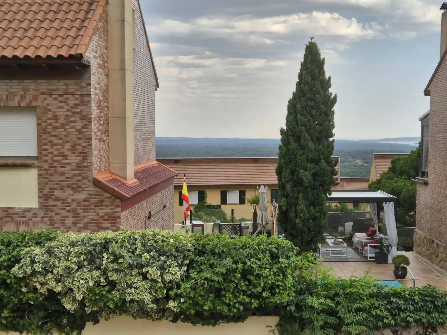 Terraza de Casa o chalet en venta en San Lorenzo de El Escorial con Jardín privado, Terraza y Piscina