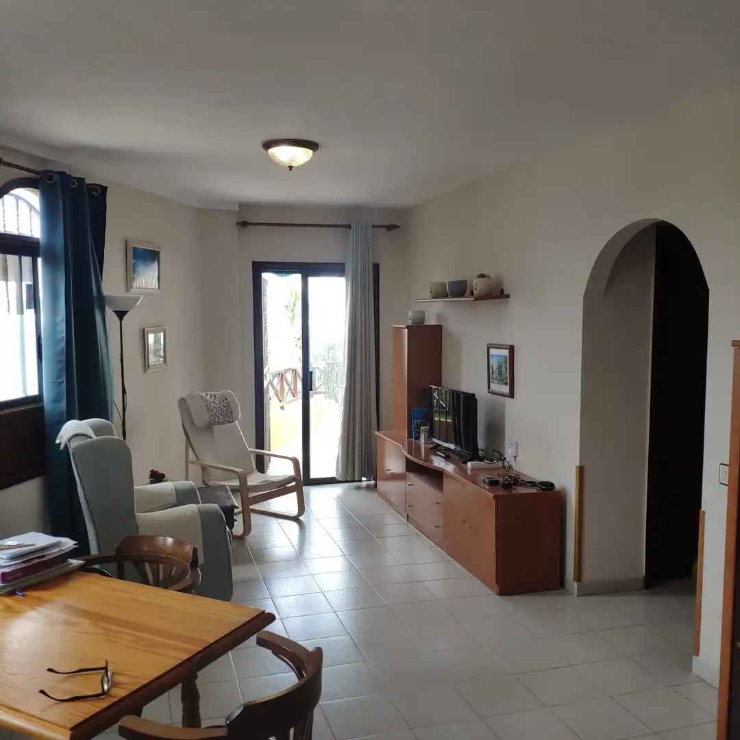 Sala de estar de Piso en venta en Los Realejos con Jardín privado, Terraza y Amueblado