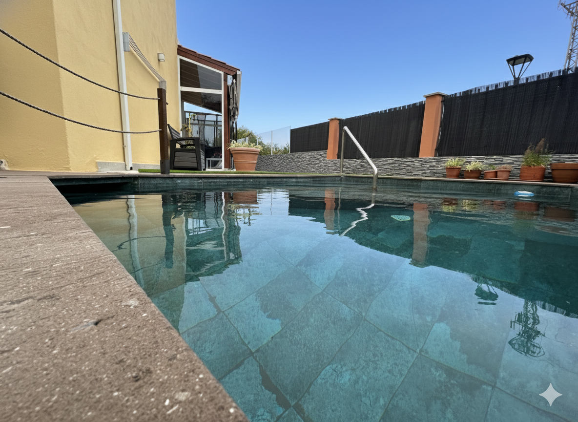 Swimming pool of Single-family semi-detached for sale in Puerto de la Cruz  with Parquet flooring, Terrace and Swimming Pool