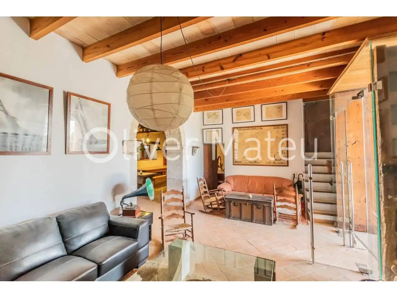 Sala d'estar de Casa o xalet en venda en Lloret de Vistalegre amb Jardí privat i Terrassa