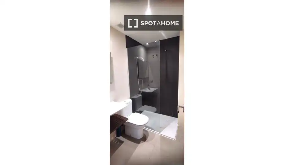 Baño de Apartamento para compartir en Alicante / Alacant con Aire acondicionado, Calefacción y Terraza