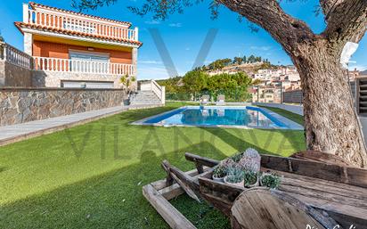 Vista exterior de Casa o xalet en venda en Castellvell del Camp amb Aire condicionat, Terrassa i Piscina