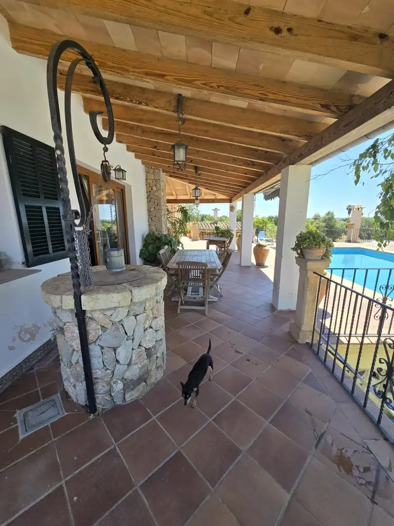 Terrasse von Haus oder Chalet zum Verkauf in Campanet mit Klimaanlage, Heizung und Privatgarten