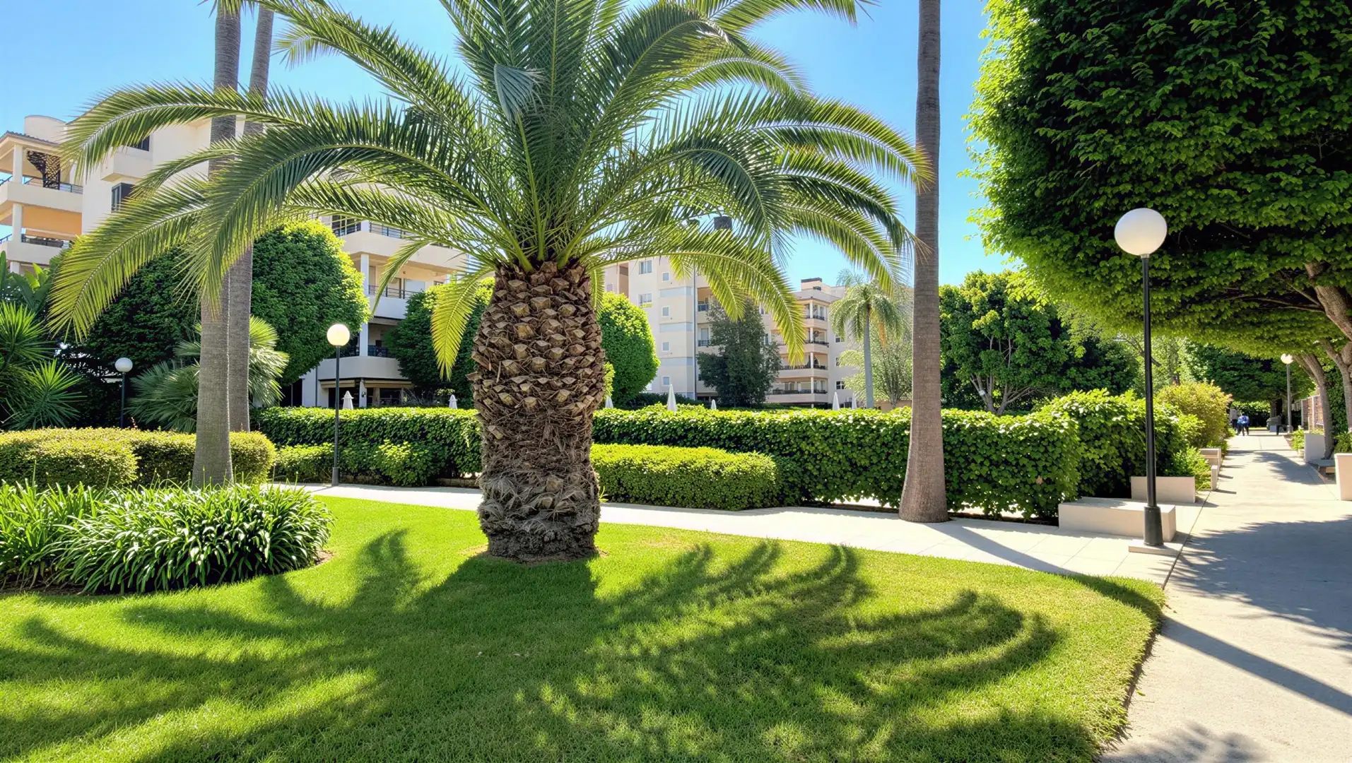 Außenansicht von Wohnungen zum Verkauf in  Palma de Mallorca mit Klimaanlage, Heizung und Terrasse