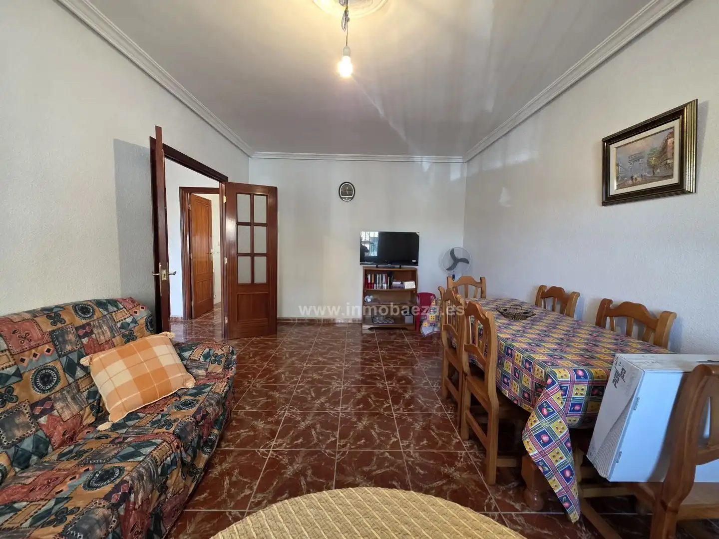 Living room of Houses for rent in Baeza  with Terrace, Furnished and Balcony