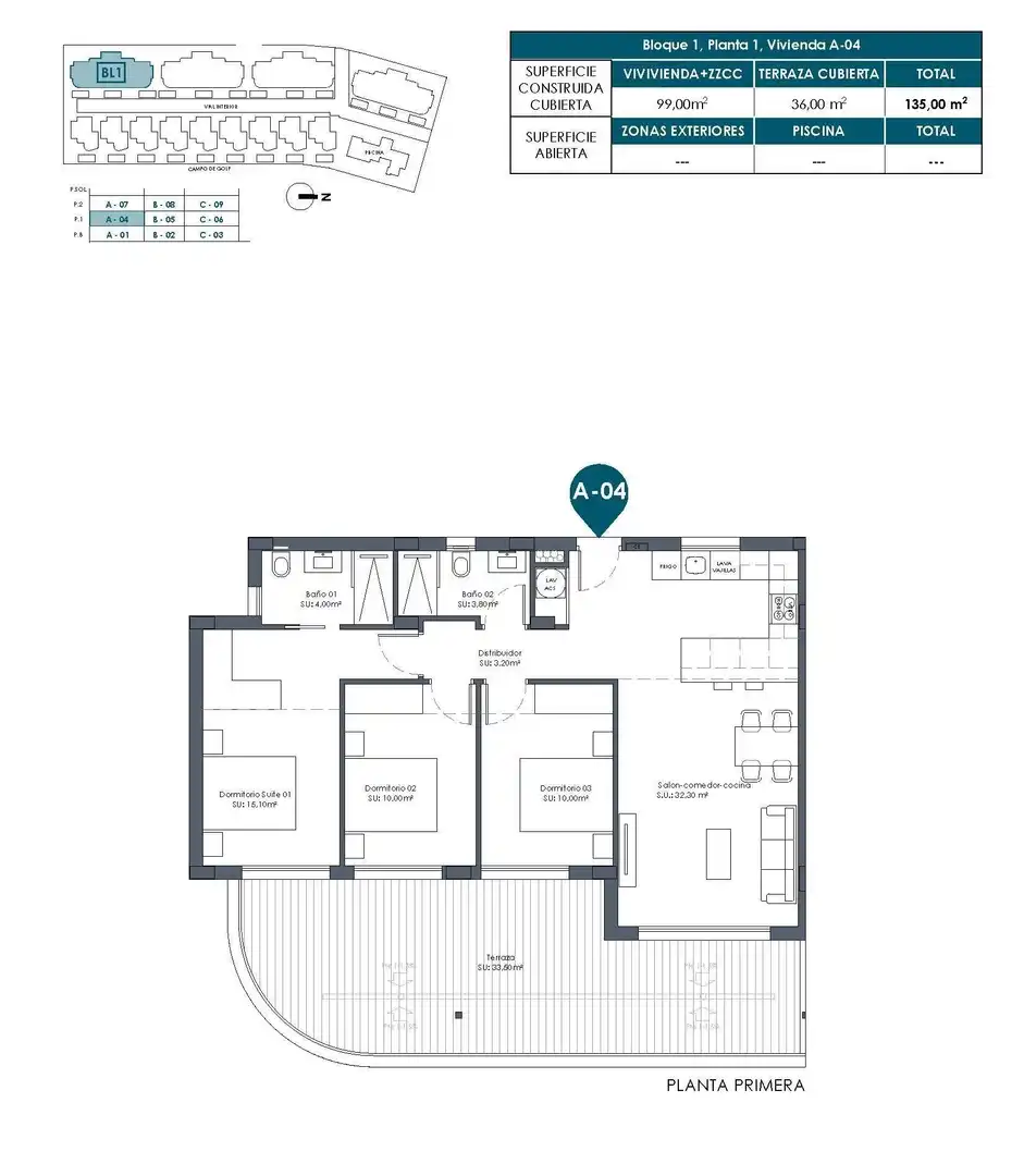 Appartement avec terrasse à vendre à Las Lomas de Rame - Bahía Bella, imagen 11