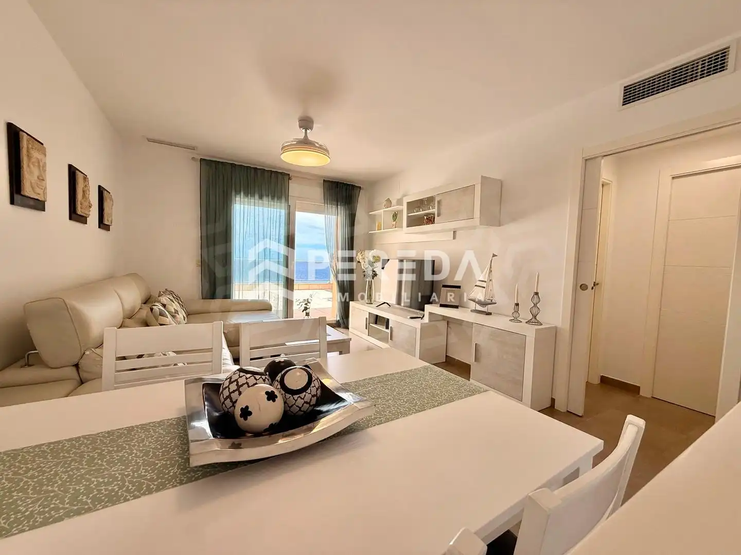 Wohnzimmer von Dachboden zum Verkauf in Roquetas de Mar mit Terrasse und Gemeinschaftspool