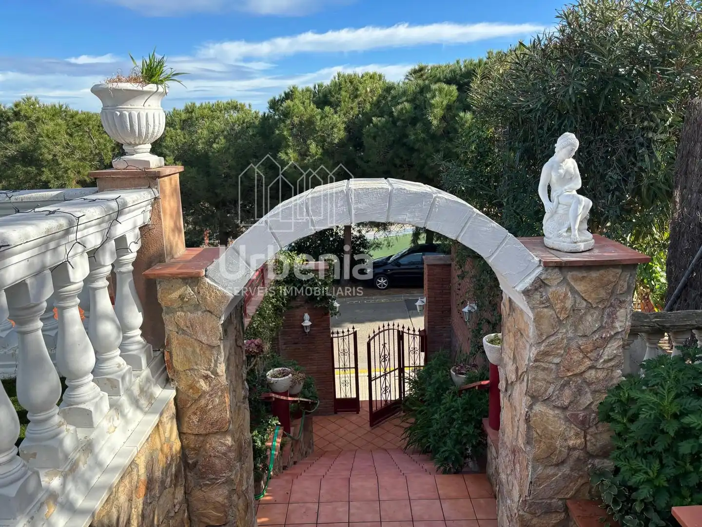Jardí de Casa o xalet en venda en Calella amb Calefacció i Piscina