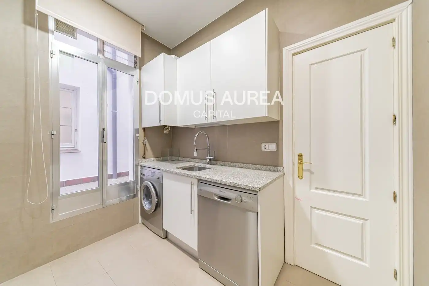 Küche von Wohnung zur Miete in Madrid mit Klimaanlage, Heizung und Terrasse