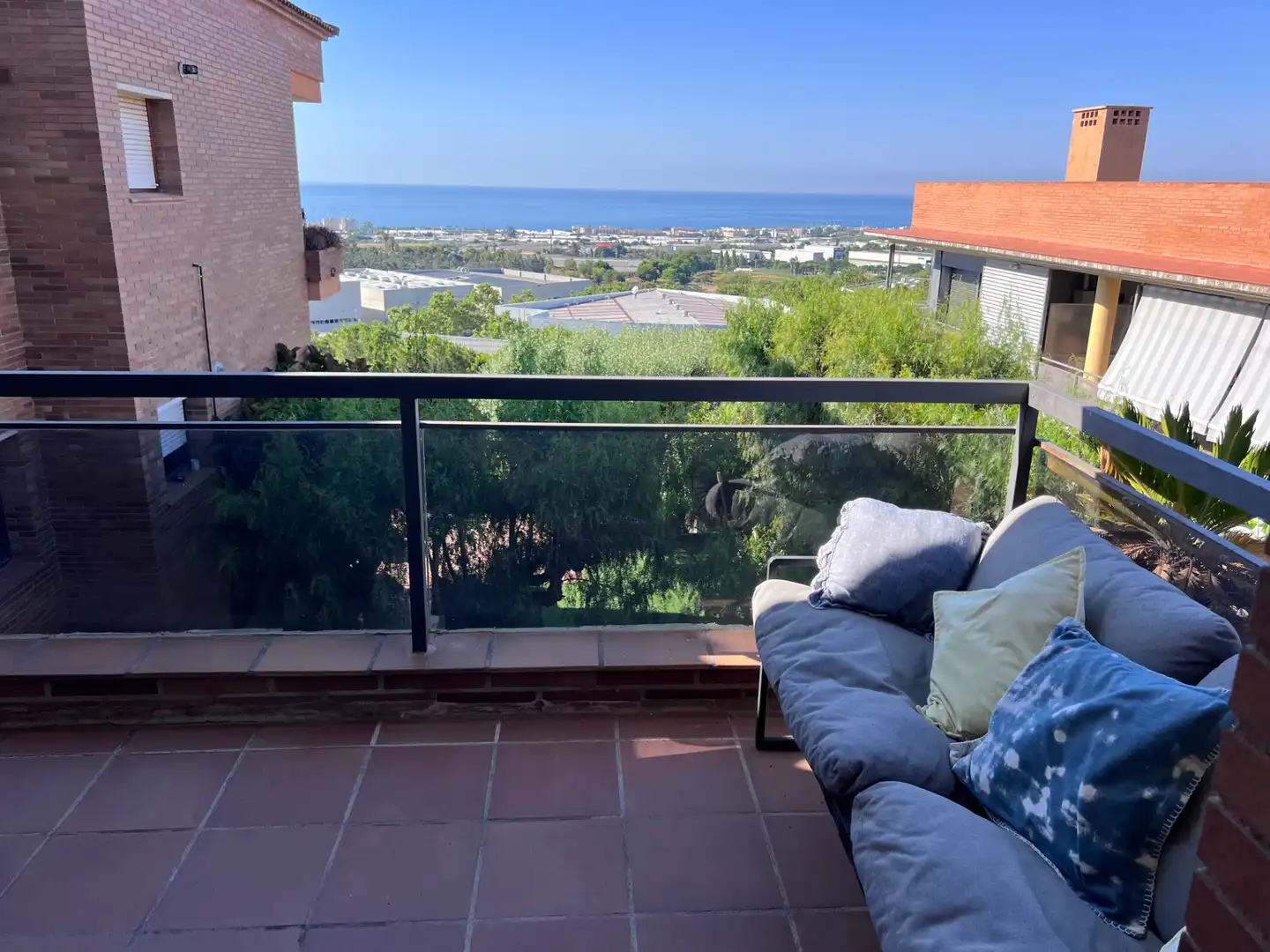 Terrace of Flat for sale in Vilassar de Dalt  with Air Conditioner, Heating and Parquet flooring