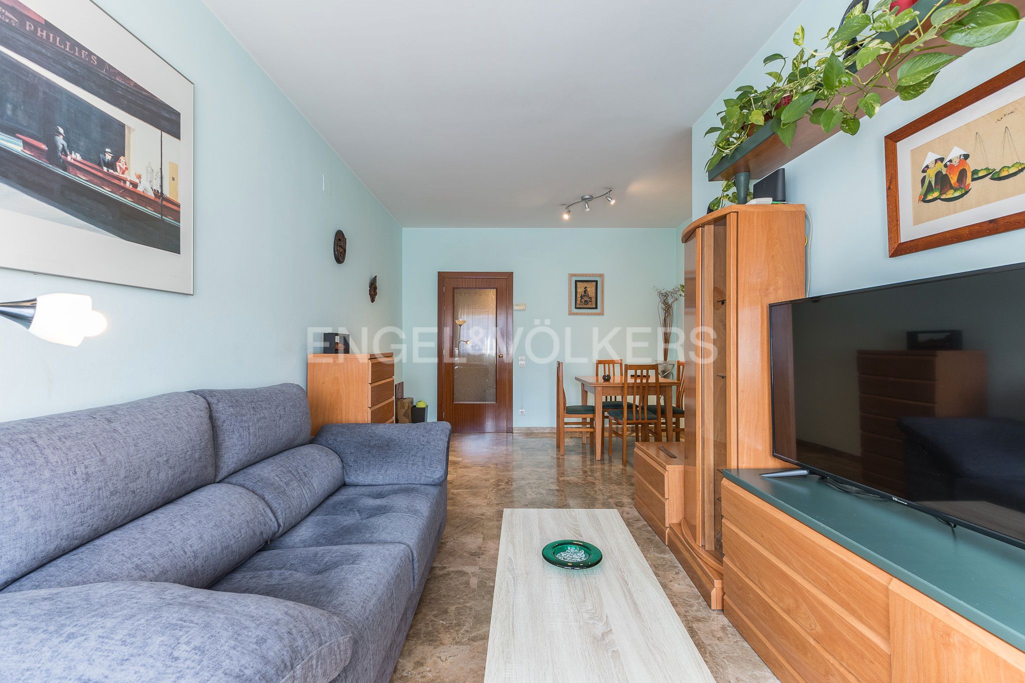 Living room of Apartment for sale in  Barcelona Capital  with Air Conditioner, Heating and Private garden