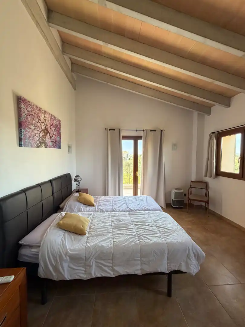 Habitación de Finca rústica de alquiler en Manacor con Aire acondicionado, Calefacción y Jardín privado