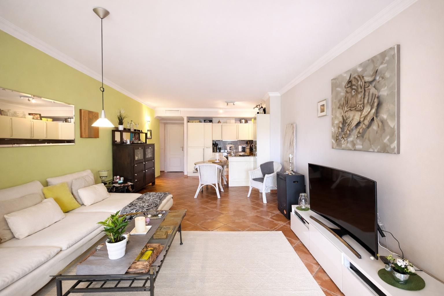 Sala d'estar de Planta baixa en venda en Llucmajor amb Calefacció, Jardí privat i Terrassa