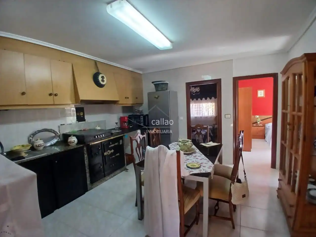 Cuina de Casa o xalet en venda en San Sadurniño amb Jardí privat i Moblat