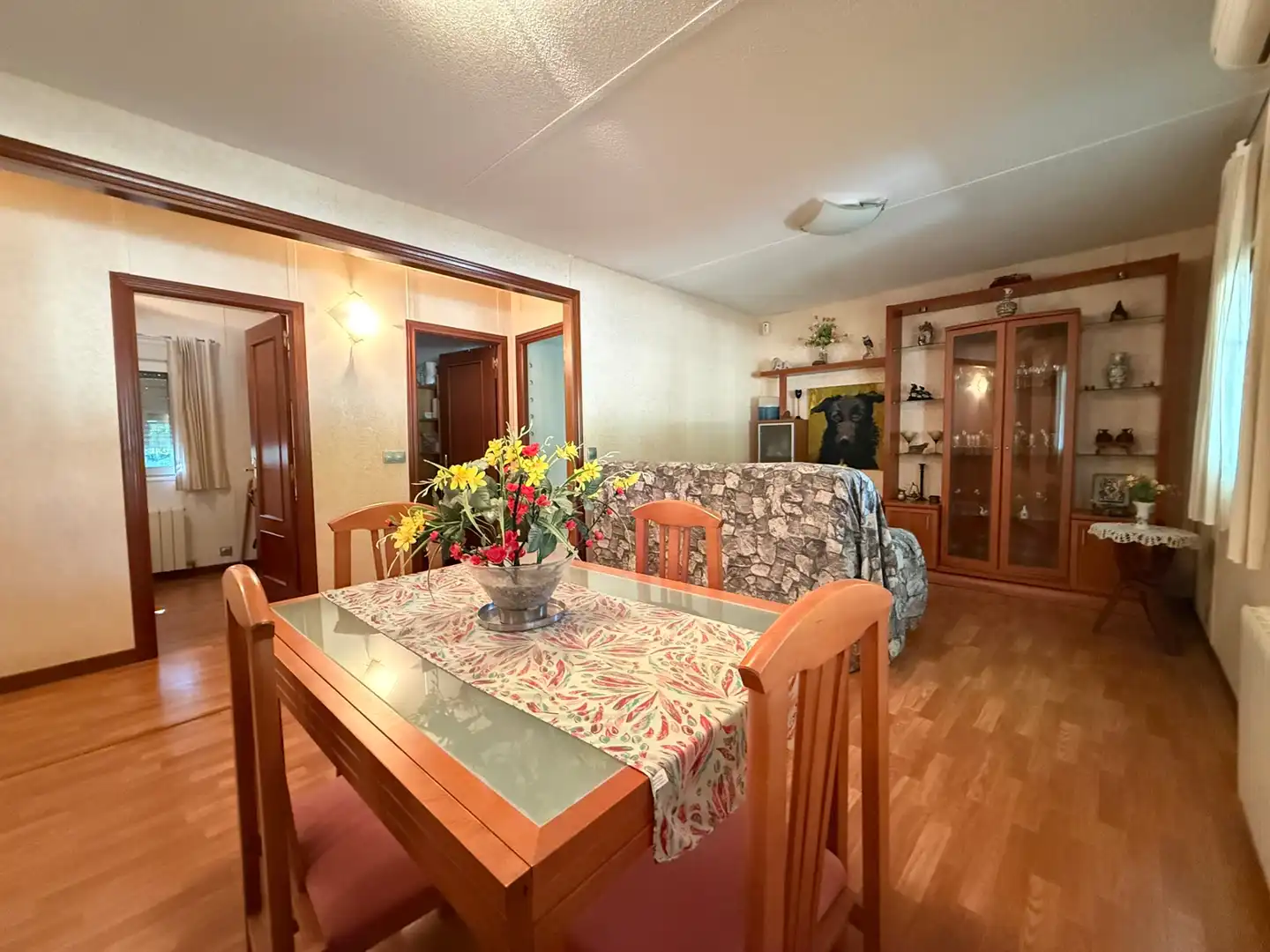 Sala de estar de Casa o chalet en venta en Caspe con Calefacción, Jardín privado y Parquet
