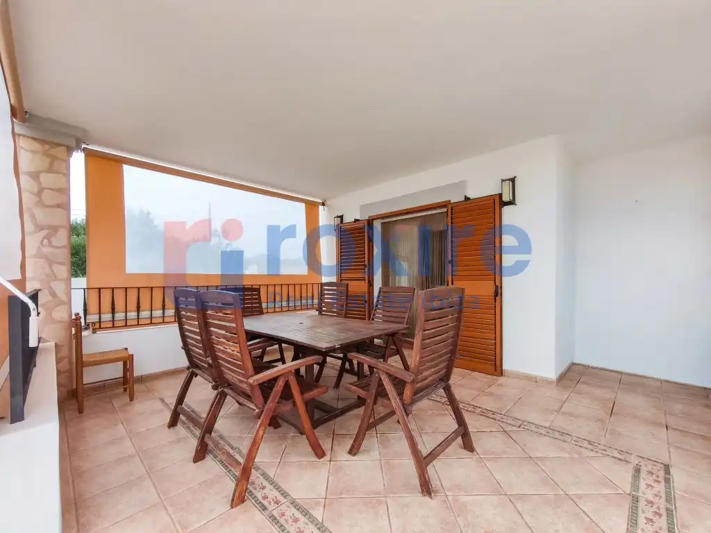 Terrassa de Casa o xalet en venda en Sant Josep de sa Talaia amb Aire condicionat, Jardí privat i Terrassa