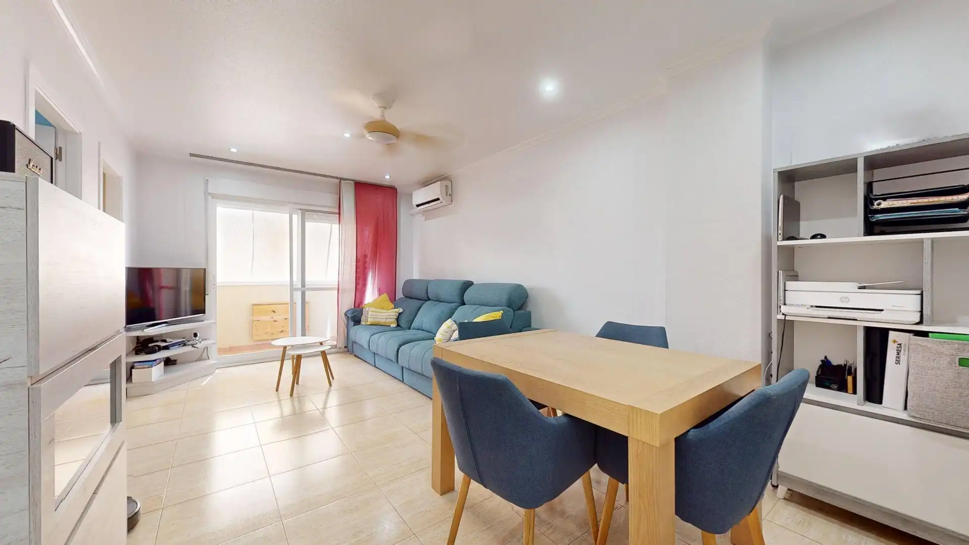 Wohnzimmer von Wohnung zum Verkauf in Elche / Elx mit Klimaanlage, Terrasse und Abstellraum
