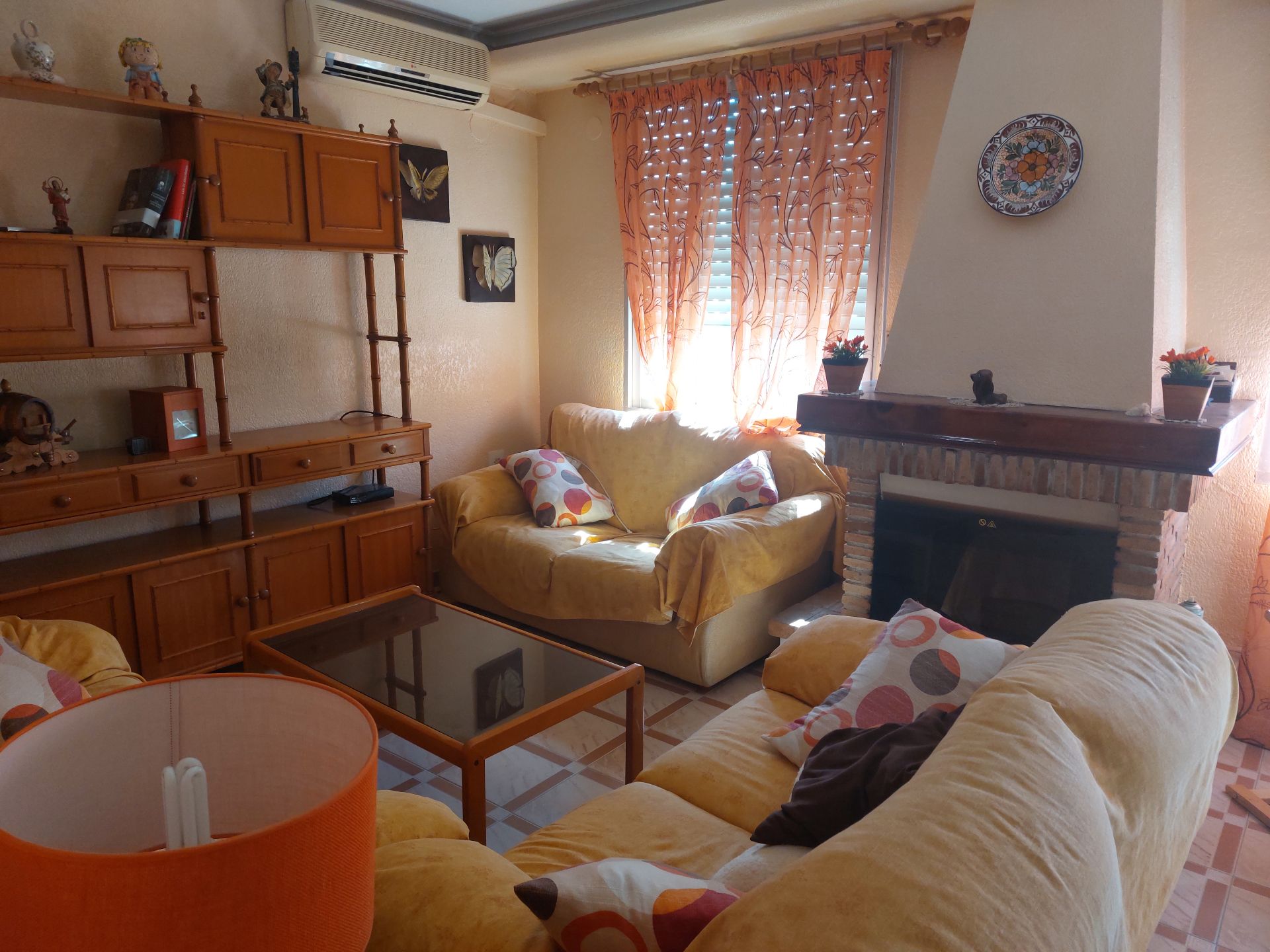 Living room of Flat for sale in Moncofa  with Air Conditioner, Terrace and Furnished