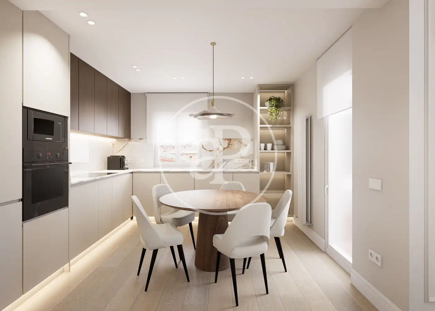 Kitchen of Flat for sale in Madrid  with Air Conditioner, Heating and Terrace