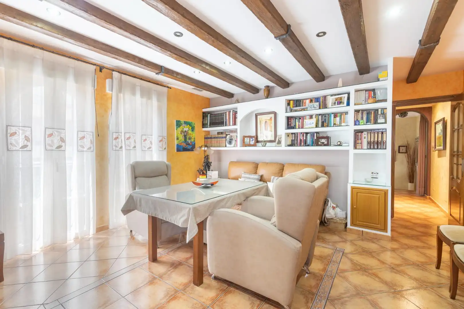 Living room of Houses for sale in Granada  with Air Conditioner, Heating and Storage room