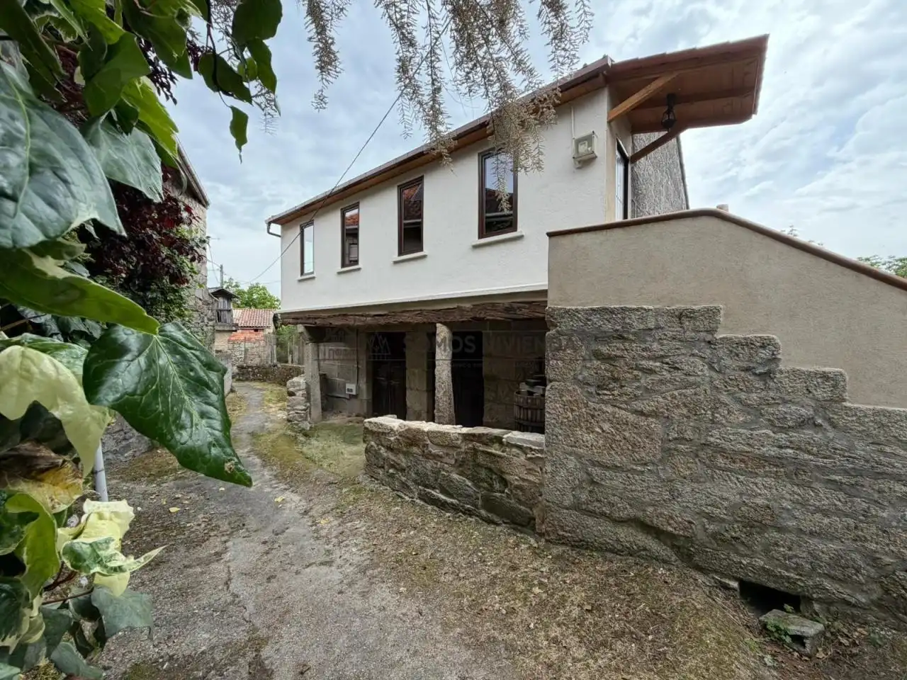 Vista exterior de Casa o chalet en venta en Punxín con Jardín privado y Balcón
